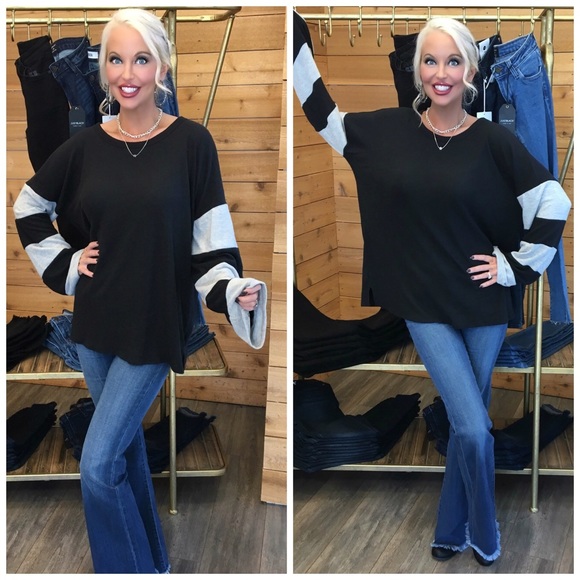 ❤️LAST ONE! Soft Oversized Color Block Tunic! - Picture 3 of 6